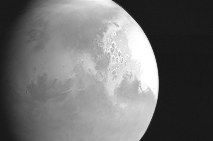 Imagen de Marte capturada por la misión China