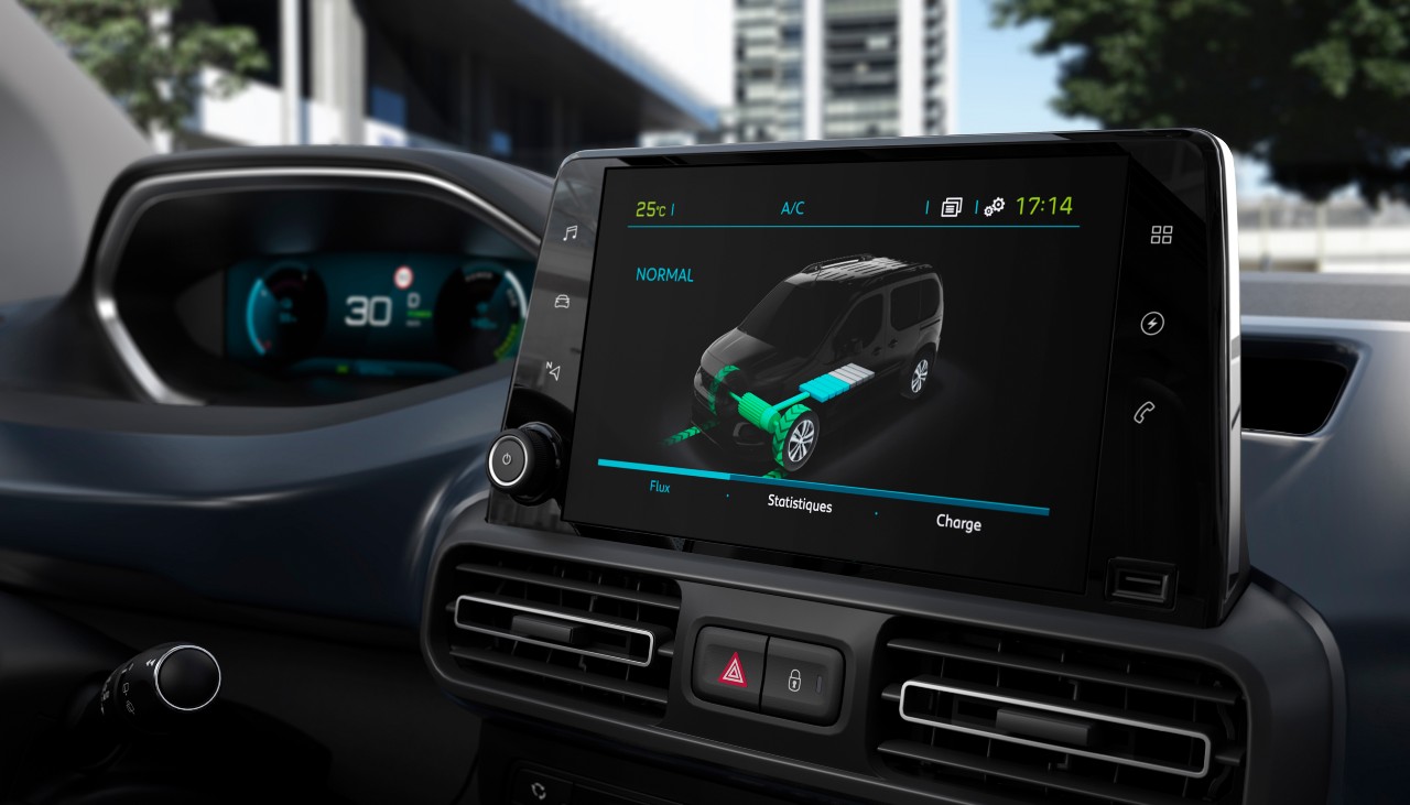 pantalla Peugeot e-Rifter