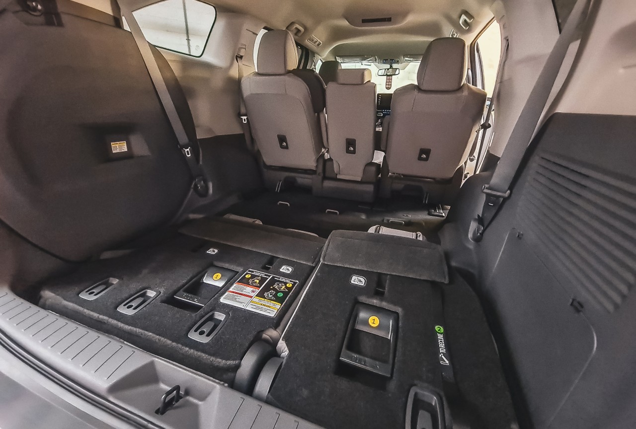 Toyota Sienna 2021 cargo space