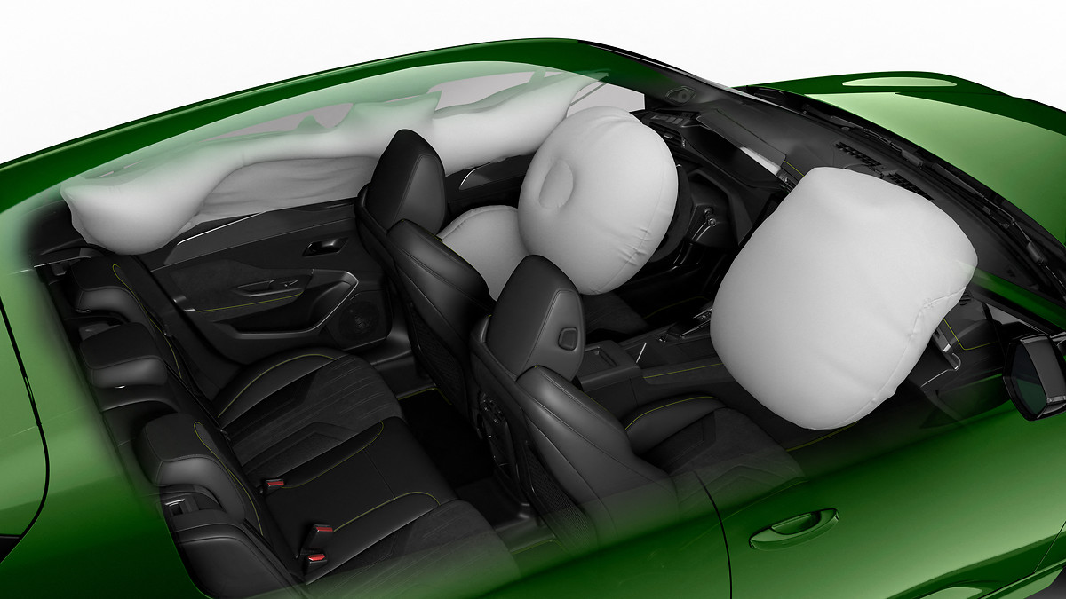 Peugeot 308 airbags