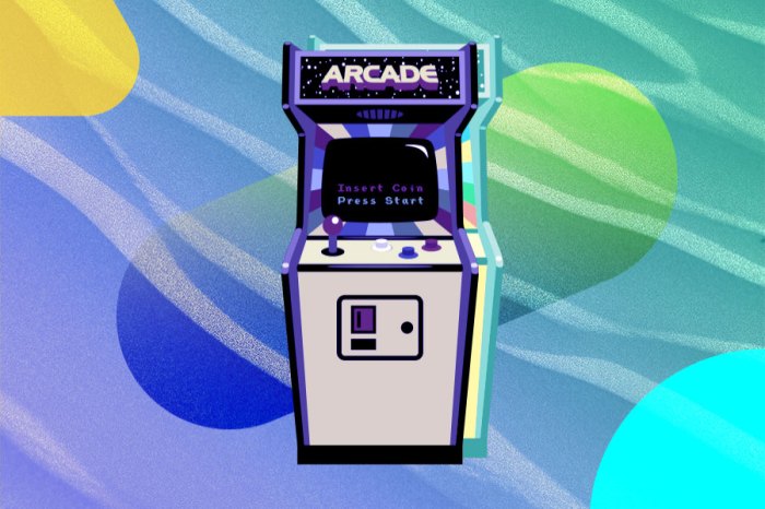 Una imagen de una máquina arcade de videojuegos