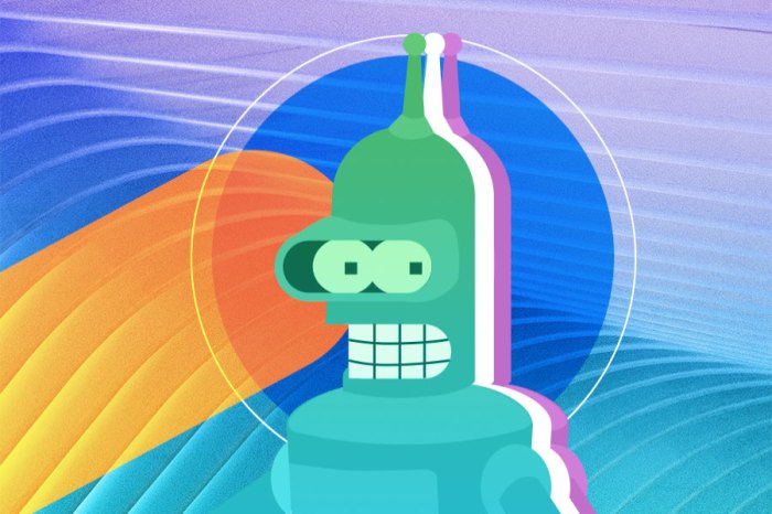 Una imagen del robot Bender Rodríguez de Futurama