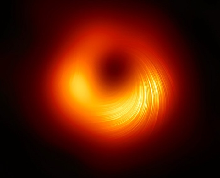 primera imagen campo magnetico agujero negro negro2