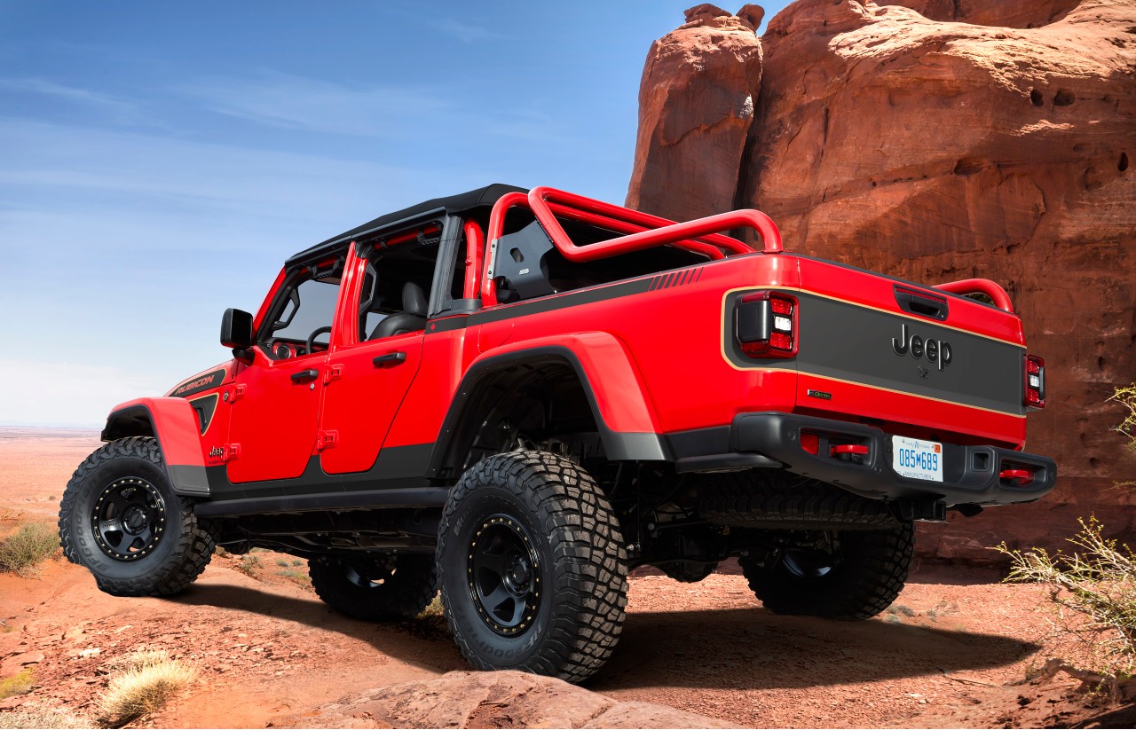Jeep Red Bare