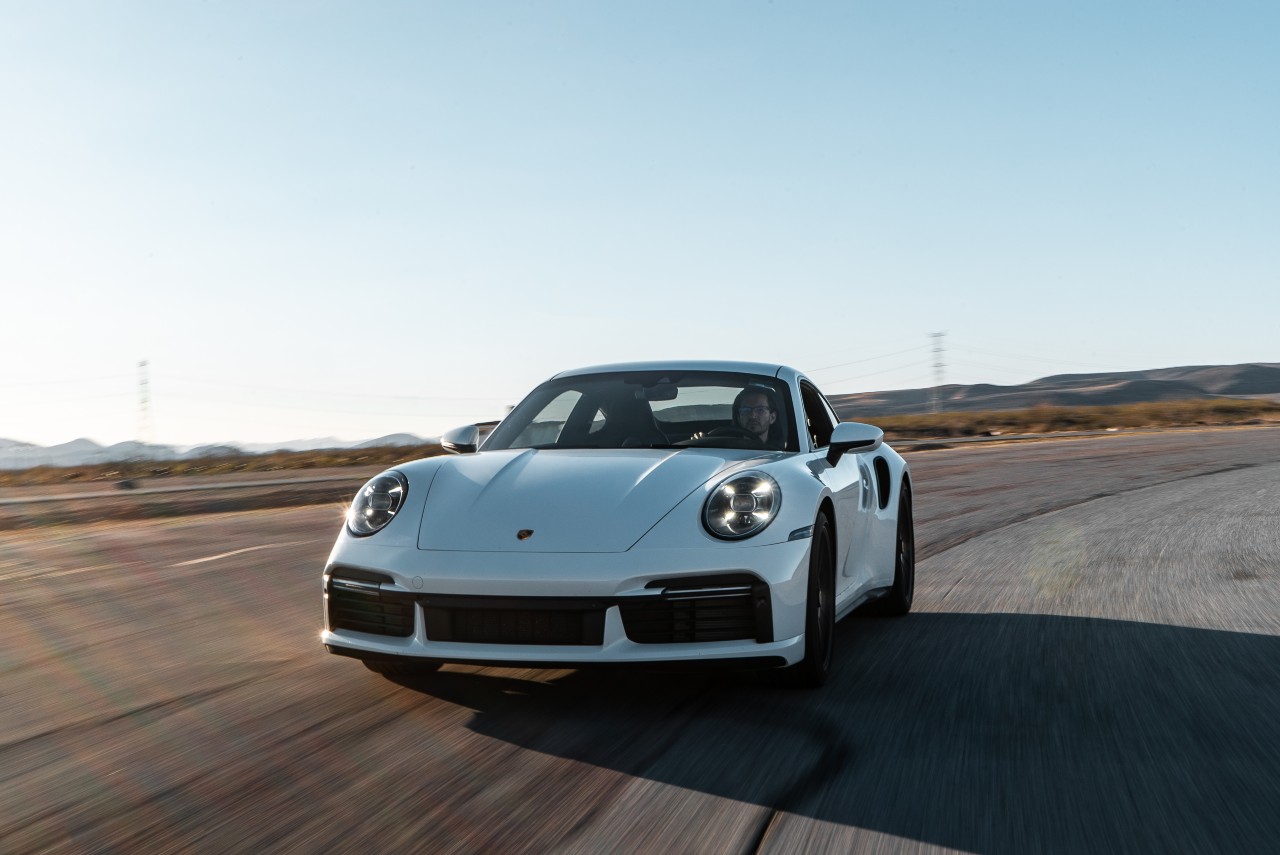 Porsche 911 turbo S on track