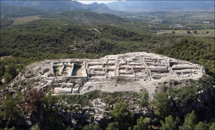 La región arqueológica de La Almoloya en Murcia