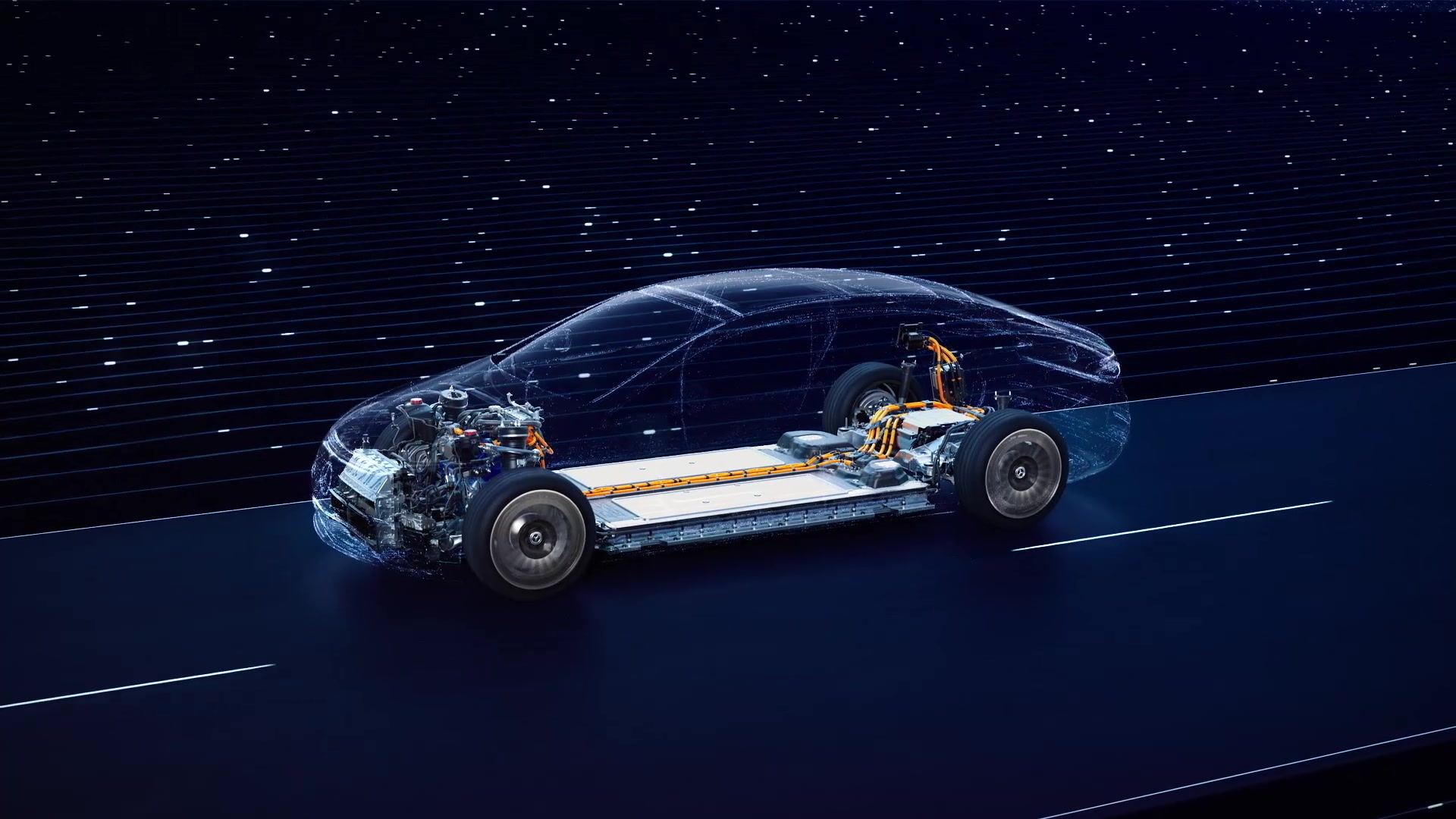Mercedes Benz EQS batteries