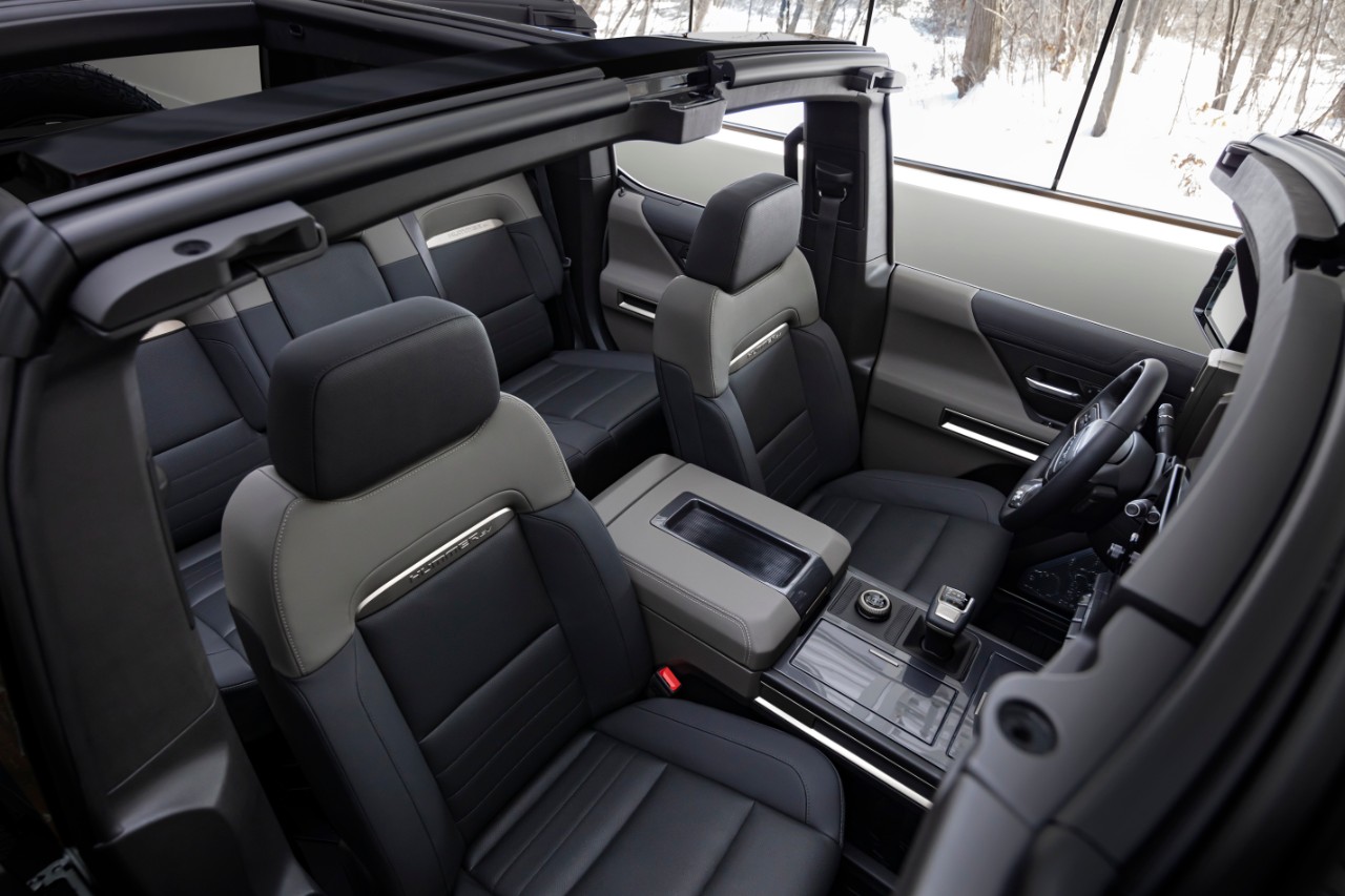 GMC HUMMER EV SUV interior