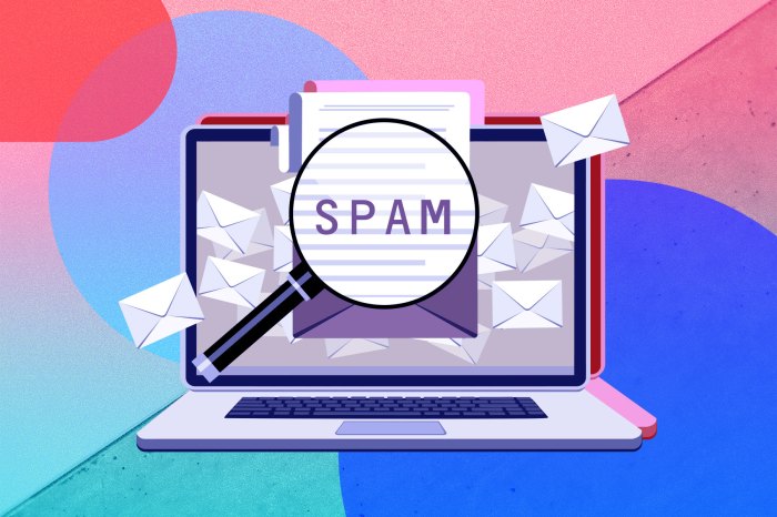 Una ilustración del spam