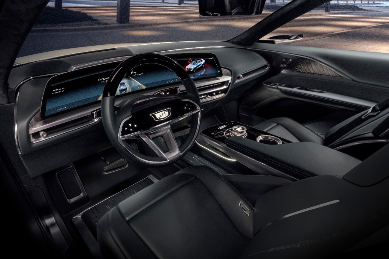 Cadillac LYRIQ steering wheel