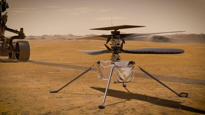 El helicóptero Ingenuity realizará su primera prueba de vuelo en Marte el lunes 12 de abril