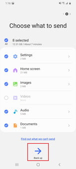 restaurar fabrica galaxy s8 plus 127 screenshot 20200514 131610 smart switch 153x340