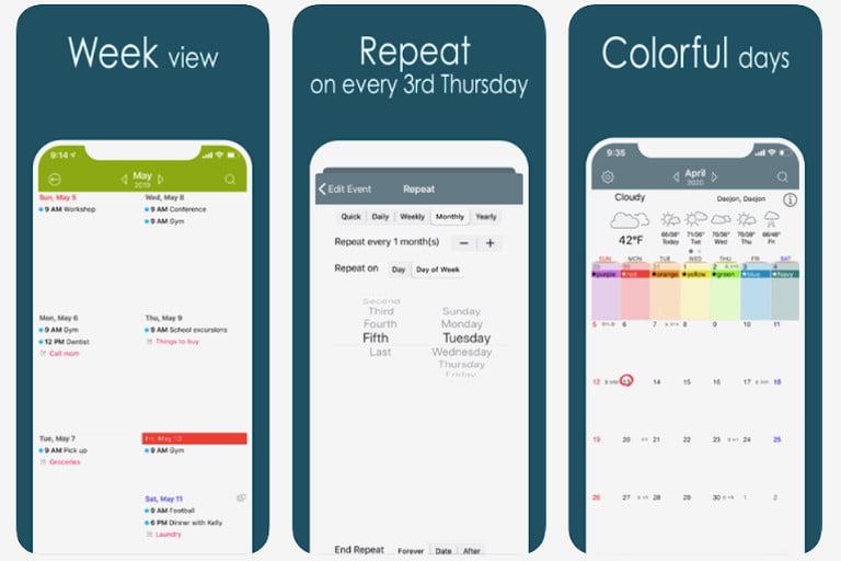 Awesome Calendar, una de las mejores apps de calendario