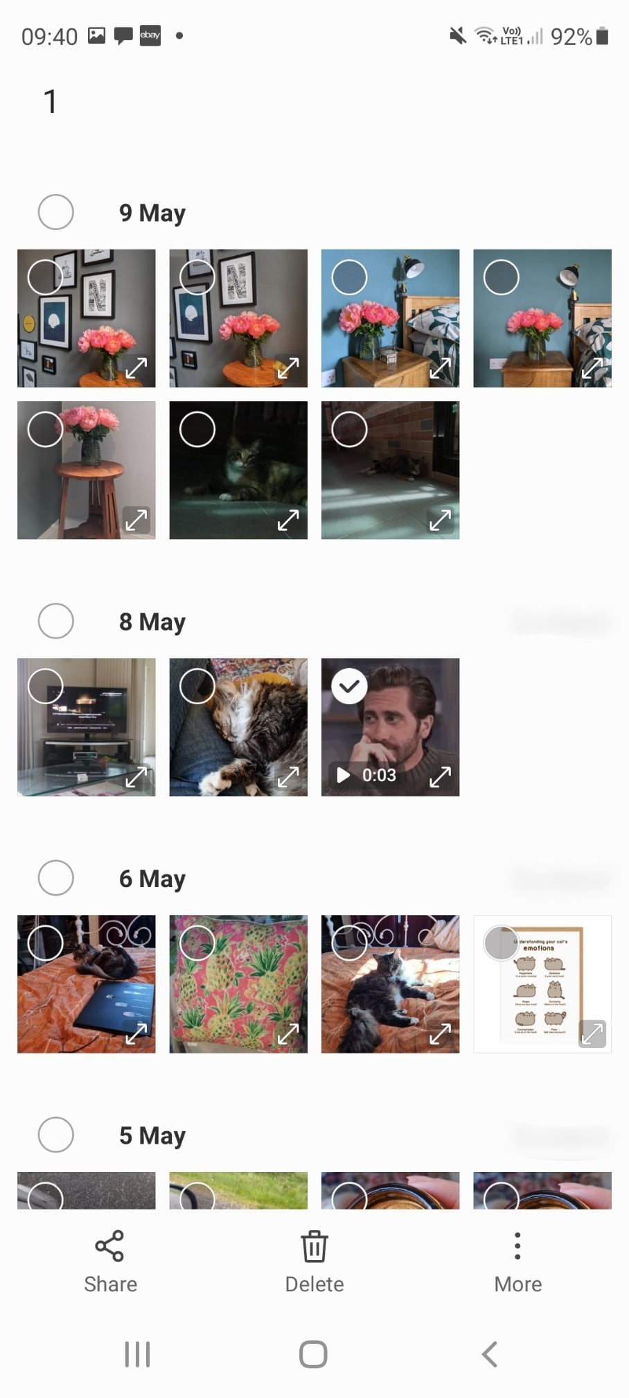 Cómo ocultar fotografías y videos. Mover galería en Samsung.