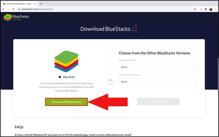 El emulador BlueStacks de Android para Mac