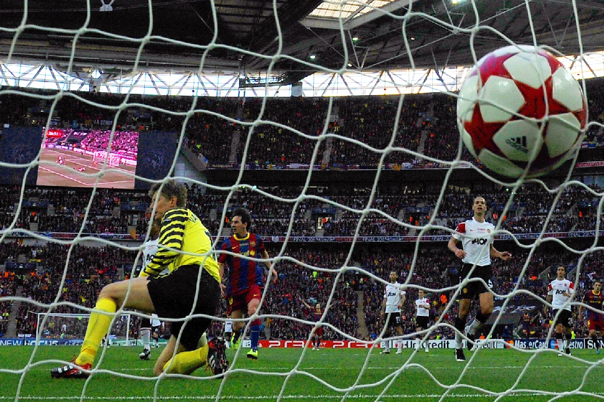 Final de la UEFA Champions League entre Barcelona y Manchester United