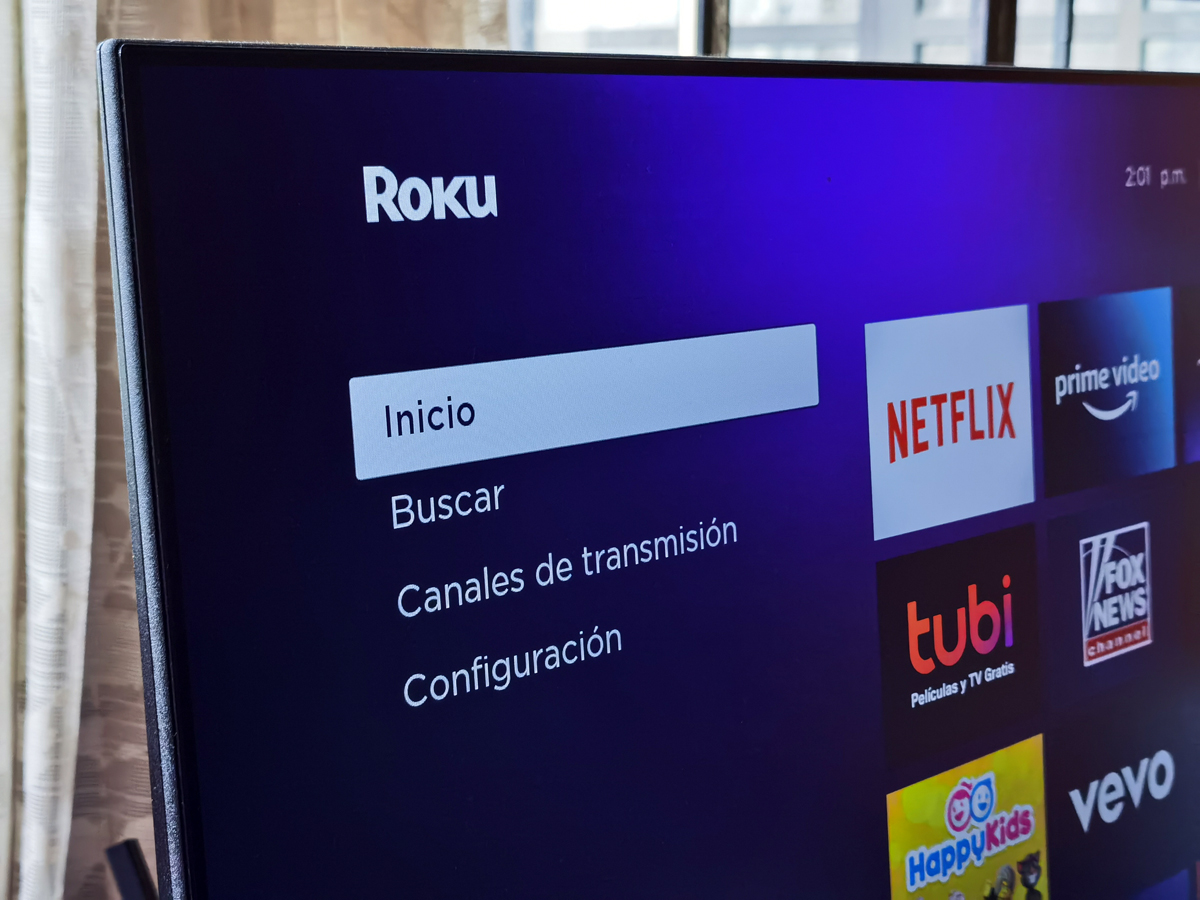 Interfaz del Roku Express 4K