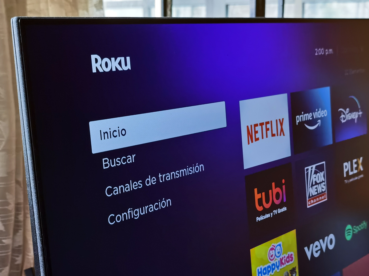 Interfaz del Roku Express 4K