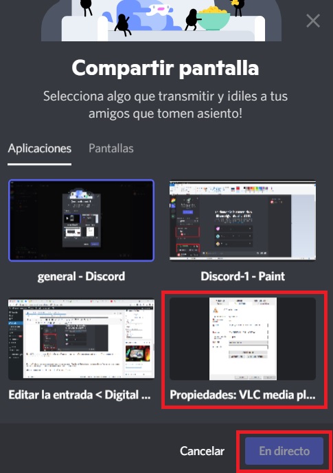 Cómo transmitir en Discord desde una Switch