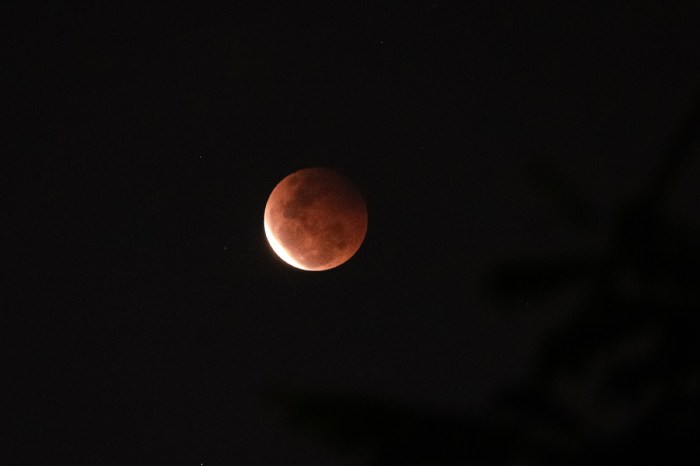 Eclipse de la luna de sangre del 26 de mayo de 2021.