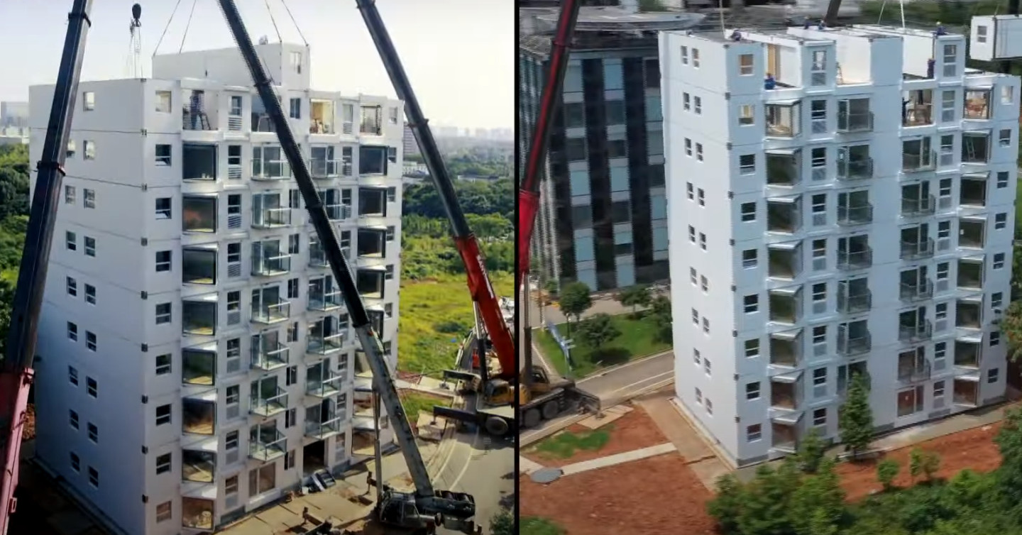 Cuanto Cuesta Un Edificio De 10 Pisos Viral: chinos construyen edificio de diez pisos en un día | Digital Trends  Español
