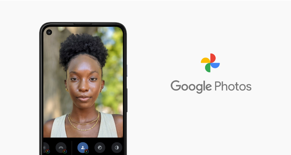 opciones de edición en Google Fotos