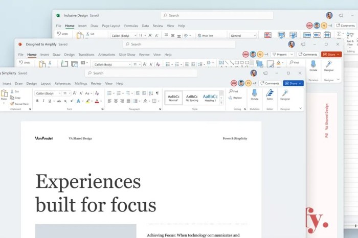 Nuevo diseño Microsoft Office