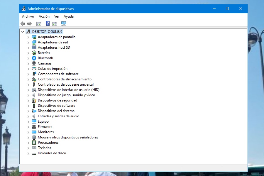 Administrador de dispositivos