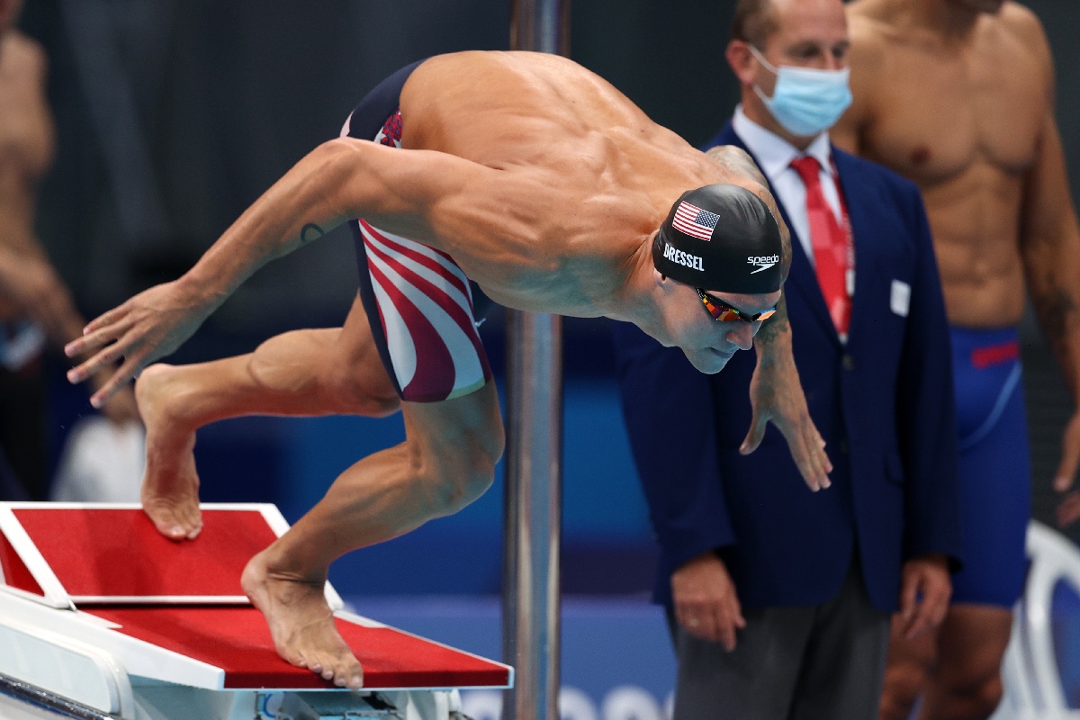 El nadador estadounidense Caeleb Dressel