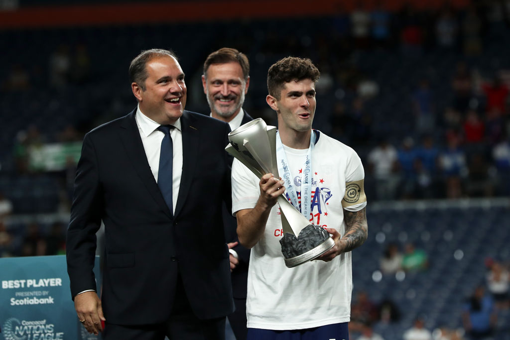 Una imagen del futbolista estadounidense Christian Pulisic