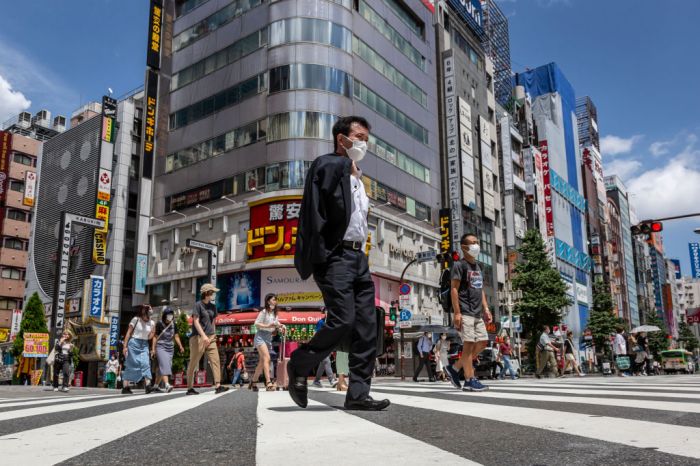 Tokio, a punto de doblar el número de contagios en una semana