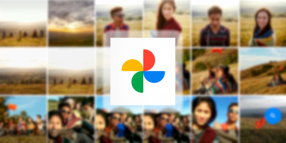 Interfaz de Google Fotos