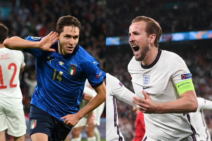Federico Chiesa de Italia y Harry Kane de Inglaterra serán protagonistas de la final de la Euro 2021
