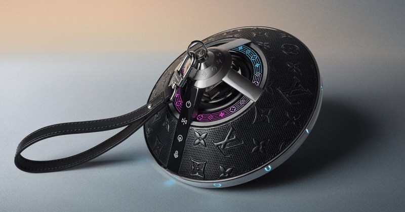 El nuevo altavoz de Louis Vuitton con forma de platillo volante es