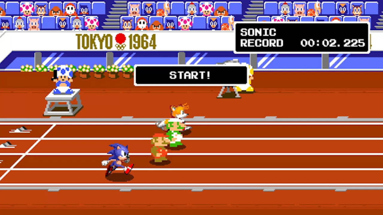 Una imagen del videojuego Mario & Sonic at the Olympic Games Tokyo 2020