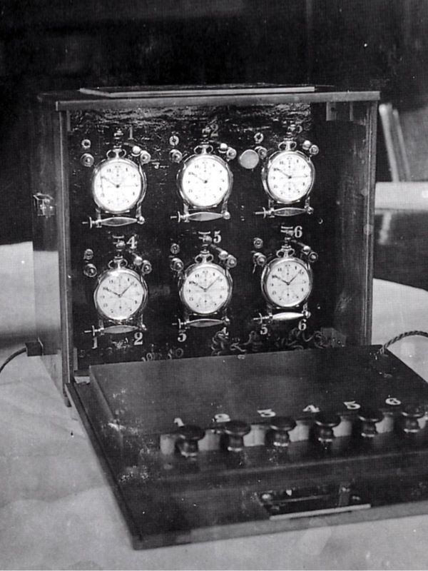 Primeros cronógrafos Omega utilizados en 1932
