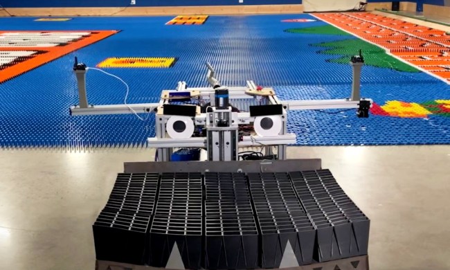 robot dominator mural domino super mario bros