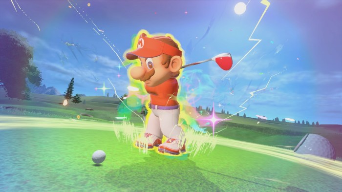 Una imagen de Mario Golf: Super Rush