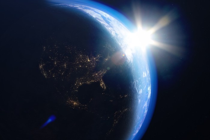 Imagen de la Tierra vista desde el espacio