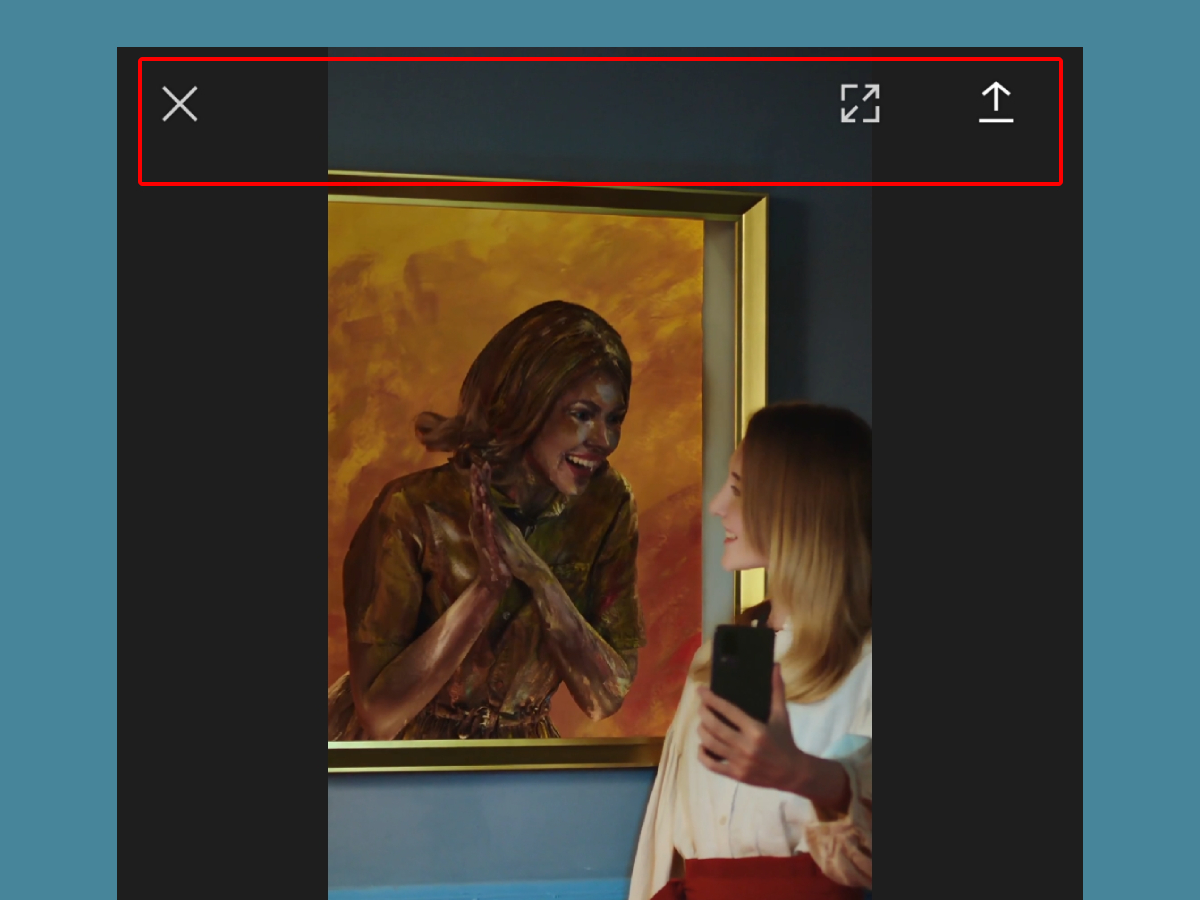 Interfaz de edición de video de CapCut