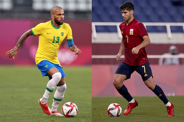 Dani Alves de Brasil y Marco Asensio de España