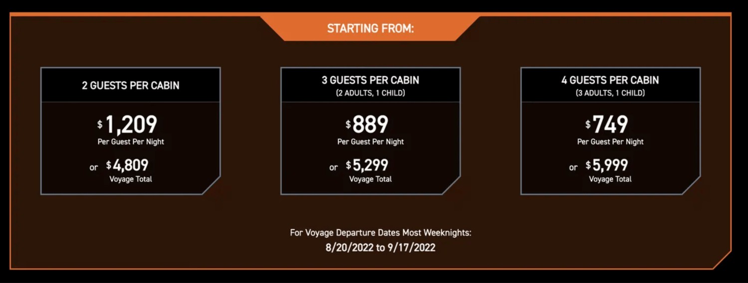 Disney revela cuánto costará hospedar en el hotel de Star Wars