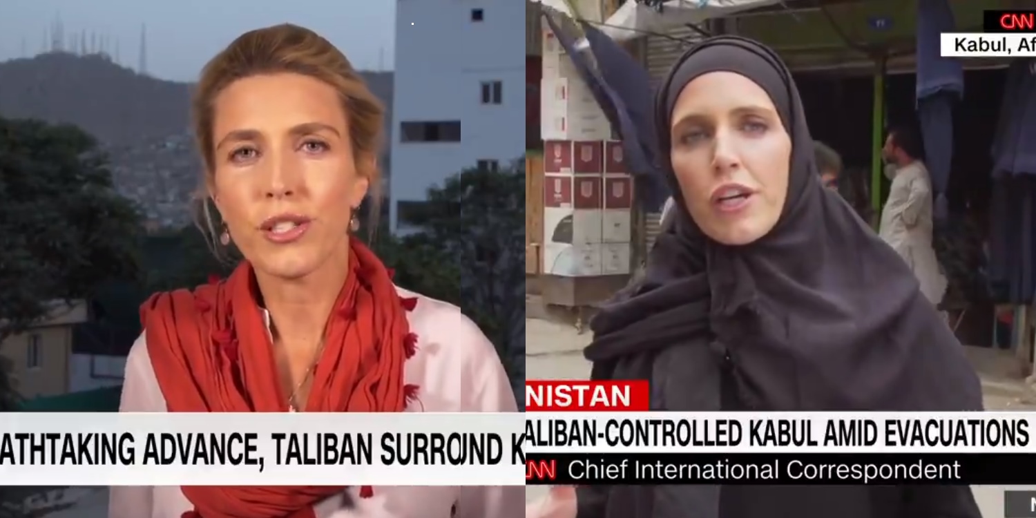 La periodista estadounidense Clarissa Ward ha reporteado desde las calles de Kabul.