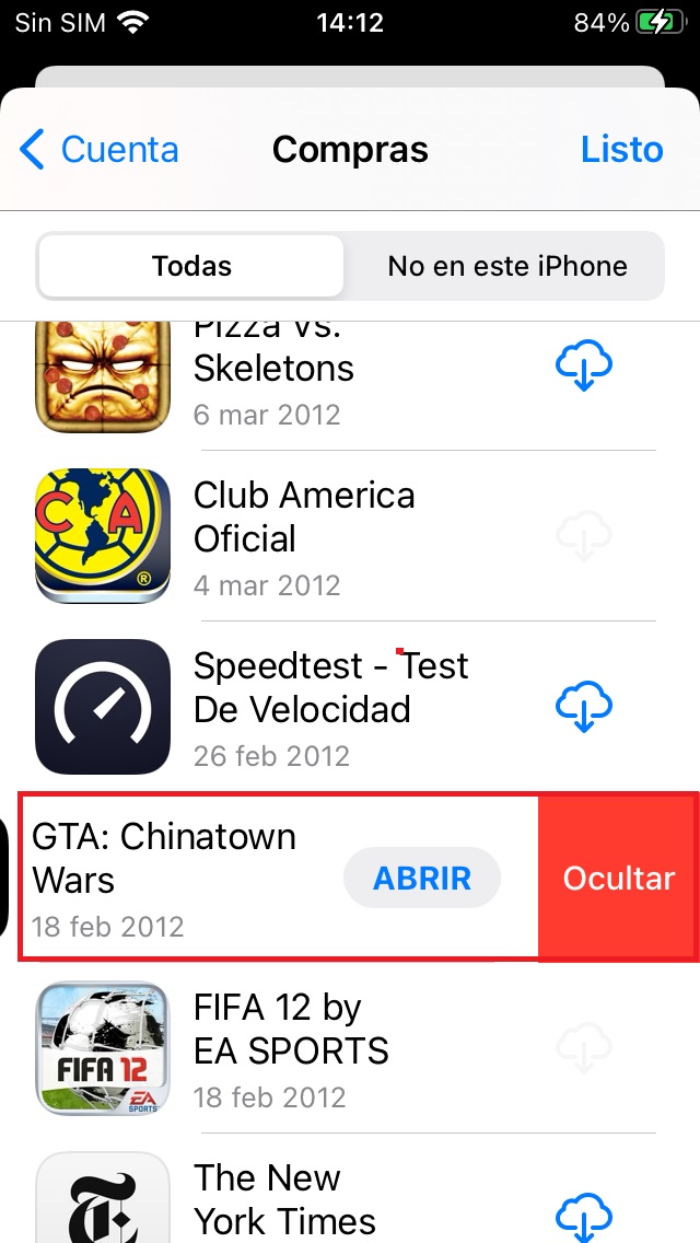 Como ocultar apps en iPhone