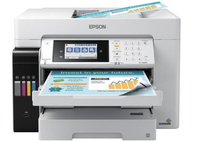 Las impresoras EcoTank de Epson son ideales para su presupuesto y para el medio ambiente.