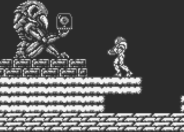 Una imagen del videojuego Metroid 2: Return of Samus
