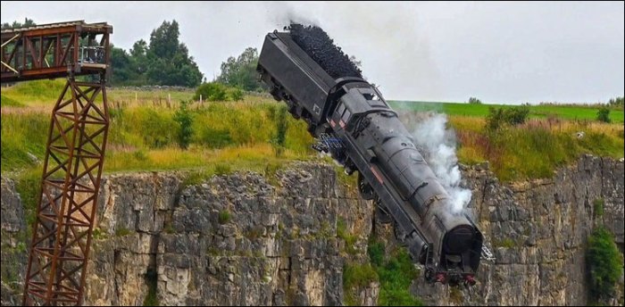 Se filtra la escena de un increíble accidente de tren en Misión Imposible 7