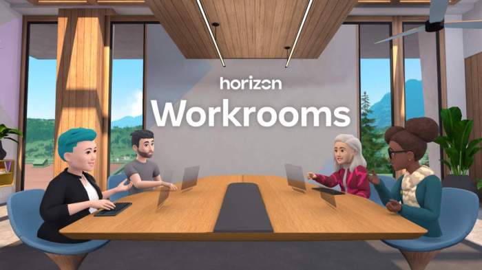 horizon workrooms trabajo virtual facebook oculus 1280x720