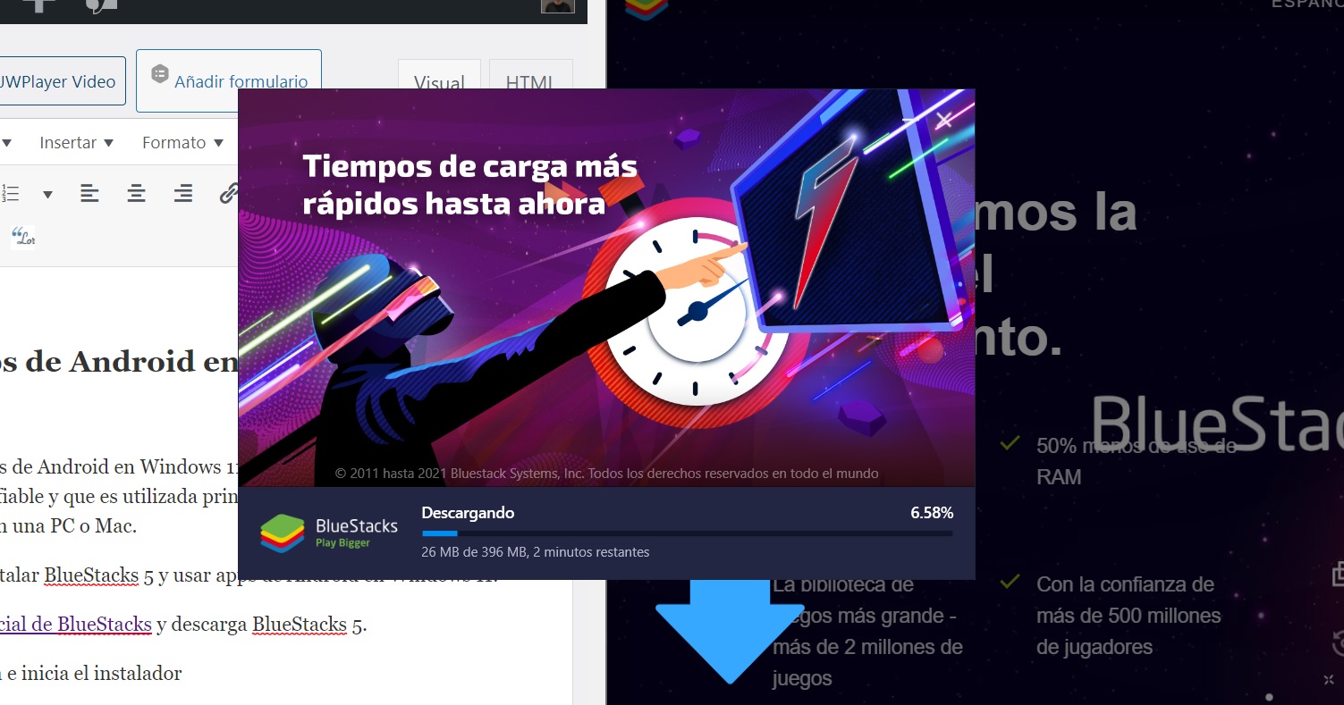 Cómo usar apps de Android en Windows 11 usando BlueStacks 5