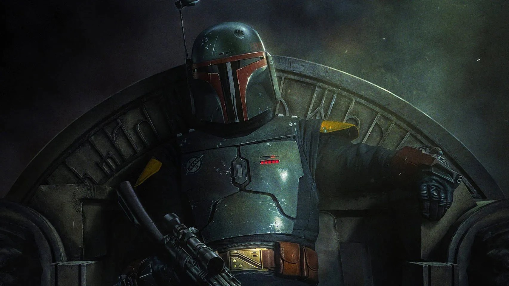 La imagen muestra el póster de The Book of Boba Fett.